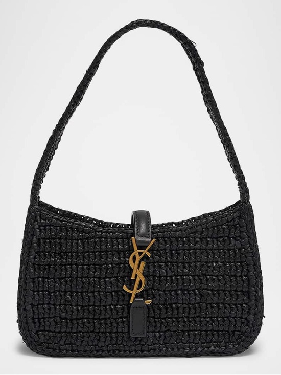 Yves Saint Laurent Handbags - Saint Laurent YSL Le 5 A 7 Mini Raffia Shoulder Bag!
